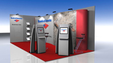 Bank of America - AeroFrame Stand